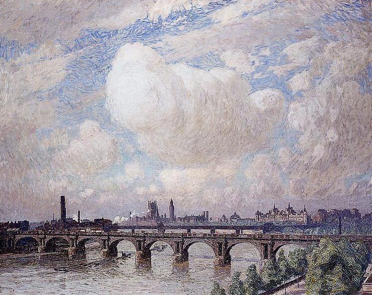 Emile Claus Waterloo Bridge in the Sun France oil painting art